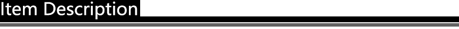 item description