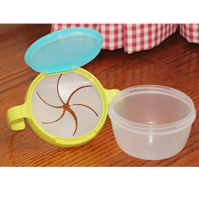 Baby Feeding Supplies Anti-sprinkling Design Baby Double Handle Snack Cans Snack Cup Baby Biscuit Small Bowl