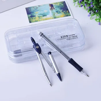 

Creative Metal Simple Compass Set Student Drawing Ruler Student Multi-function Drawing Test Office School Supplies Stationery