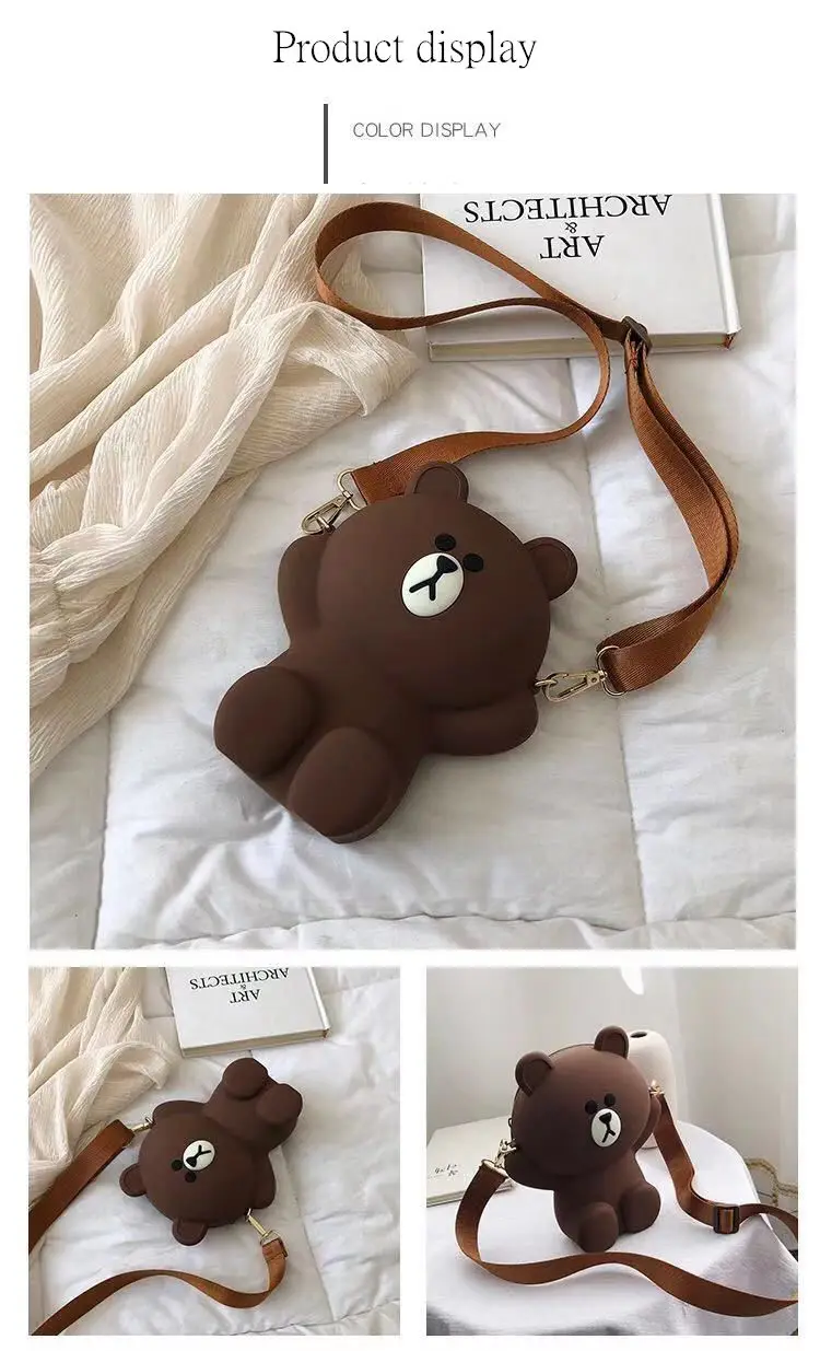 Модный дизайн, женская сумка в форме медведя, милая забавная женская вечерняя сумочка, клатч, сумка-кошелек на цепочке, сумка в подарок на день рождения