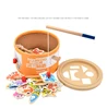 ToyWoo wooden toys baby bucket fishing magnetic ocean fishing children gifts 1-3 year old educational toys 1