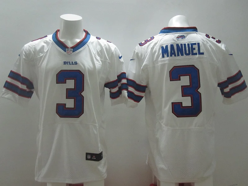 Stitiched,Buffalo s,EJ Manuel,Tyrod Taylor,Robert Woods,Jim Kelly,Steve Johnson,Sammy Watkins,Fred Jackson,LeSean McCoy Jersey - Цвет: Черный