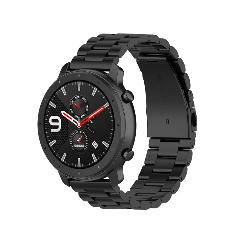 22 мм 20 мм ремешок из нержавеющей стали для часов SAMSUNG Galaxy Watch 42 46 мм gear S3 gear S2 Classic quick release