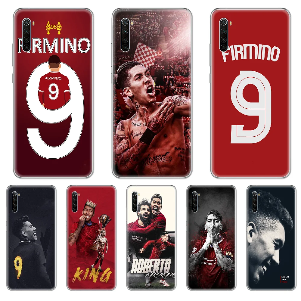 

Brazil football Roberto Firmino Phone Case cover For xiaomi Redmi 3S 4A 5A 6A 5 Plus 4X 7 8 8a CC9 K20 Pro K30 transparent Etui