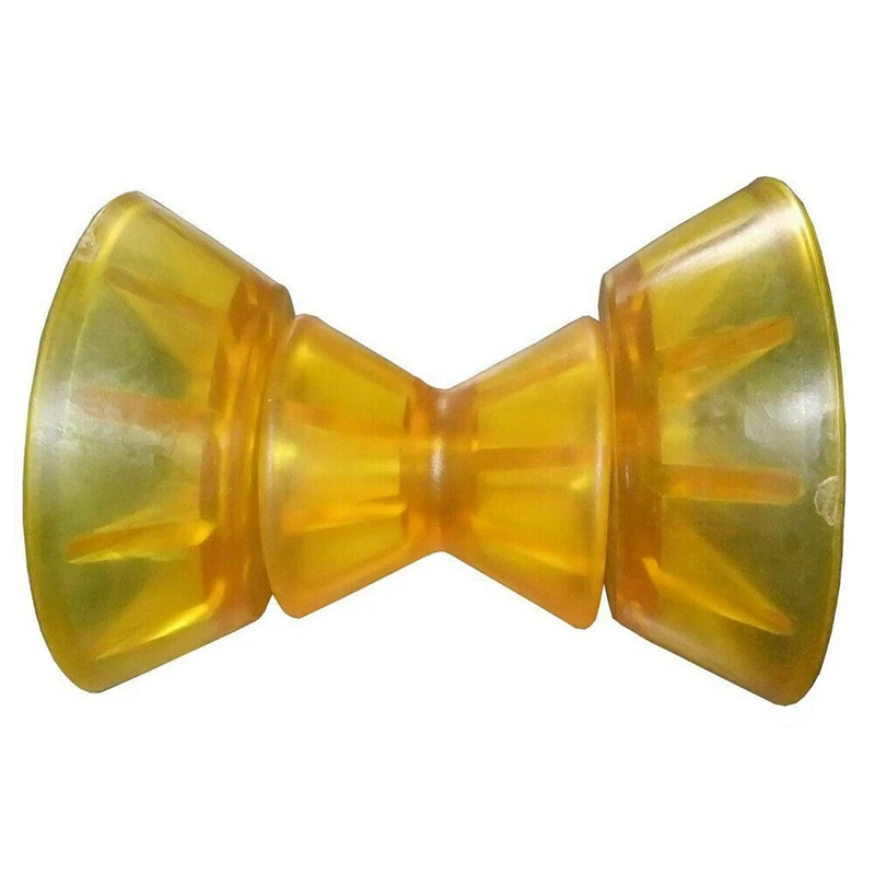 Marine 3-Piece 4 Inch Polyurethane Bow Roller for Non Marking Boat Trailer