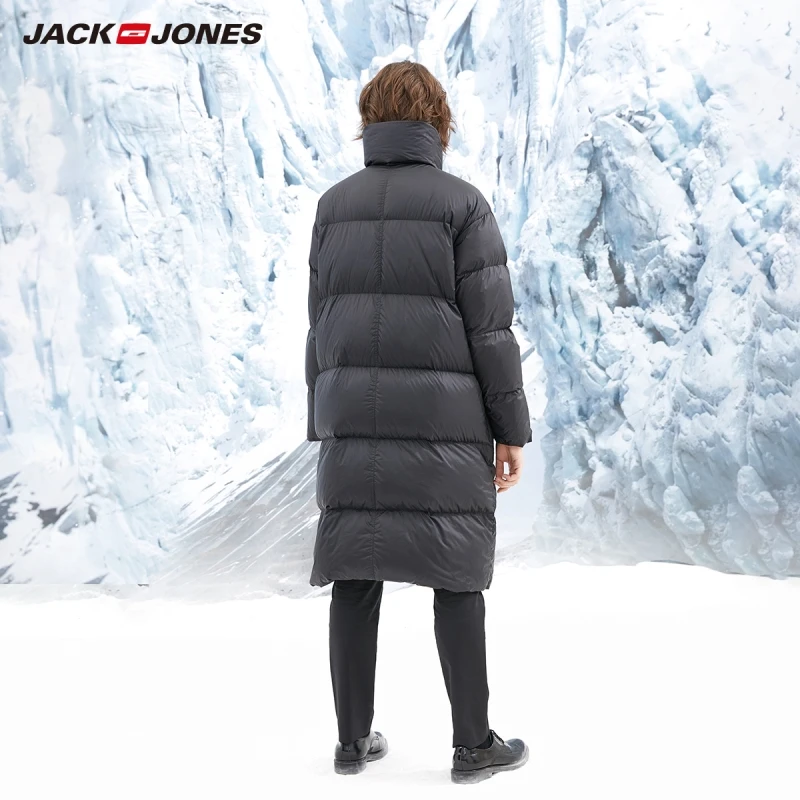 JackJones мужской пуховик со стоячим воротником длинная куртка мужская одежда 218412553