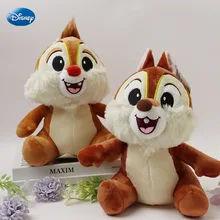 

22cm Kawaii Chip & Dale Set Disney Plush Toys Simba The King Lion Anime Movie Chipmunk Doll Stuffed Animals Gift Items For Kids