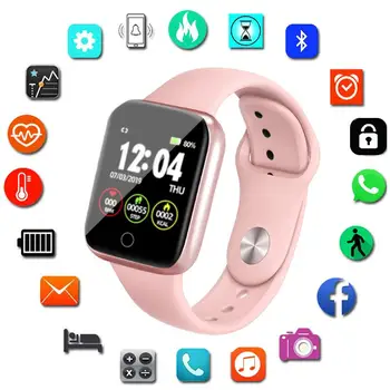

I5 Smart Watch Fitness Tracker Heart Rate Monitor Blood Pressure Multiple Sport Mode B57 Men Women Smartwatch Wearable Devices