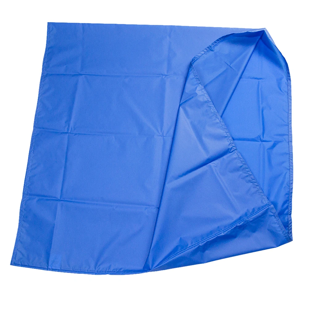 2pcs Multi-function Reusable Nursing Transfer Slide Sheet for Patient Elderly Home Hospital Spa Use Blue - 75x75cm