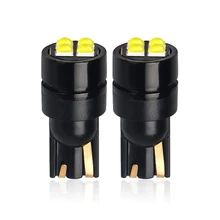 2x T10 светодиодный Canbus лампочка 12 в 6 SMD белый 6000K 5W5 W5W Canbus светодиодный сигнальный фонарь Автомобильный Клин боковой номерной знак внутренняя лампа без ошибок