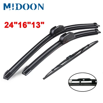 

MIDOON Wiper Front & Rear Wiper Blades Set Kit For KIA Sportage JE / KM 2005 - 2010 Windshield Windscreen Window 24"+16"+13"