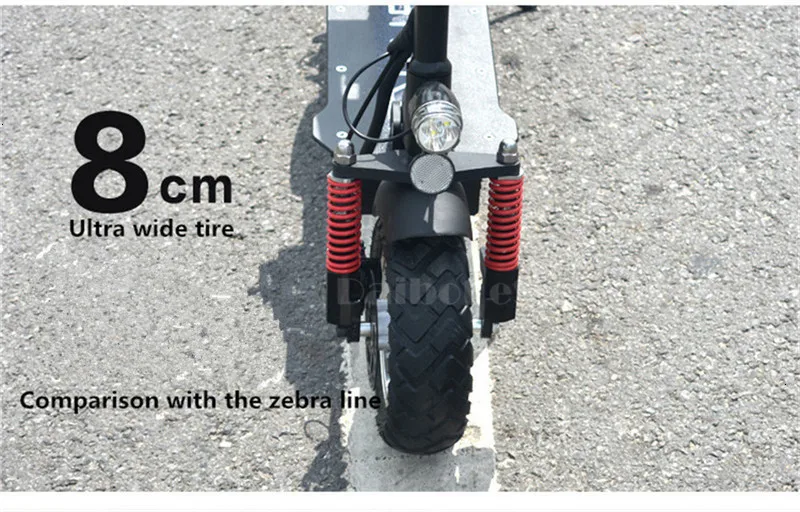 Daibot Powerful Electric Bike 10 Inch 48V Two Wheels Electric Scooters Max Speed 60KMH Folding Electric Scooter 1000W Adults (23)