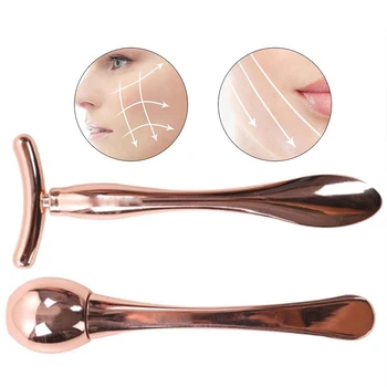 

Mini Eye Massage Stick Anti Eye Pouch Dark Circles Massager Device T-shape Face Lifting Massage Facials Thin Face Magic Stick