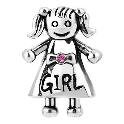 bear mom dad girl boy dog cat dangle diy Bead fit original  charms silver 925 Bracelet for women girl fashion jewelry