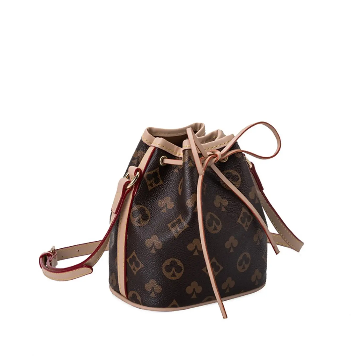 

Brown Classical Floral Bucket Leather Bag Women Crossbody Bag Handbags Tote Designer Brand Messenger Bag Clutch Hobo Sling Bags
