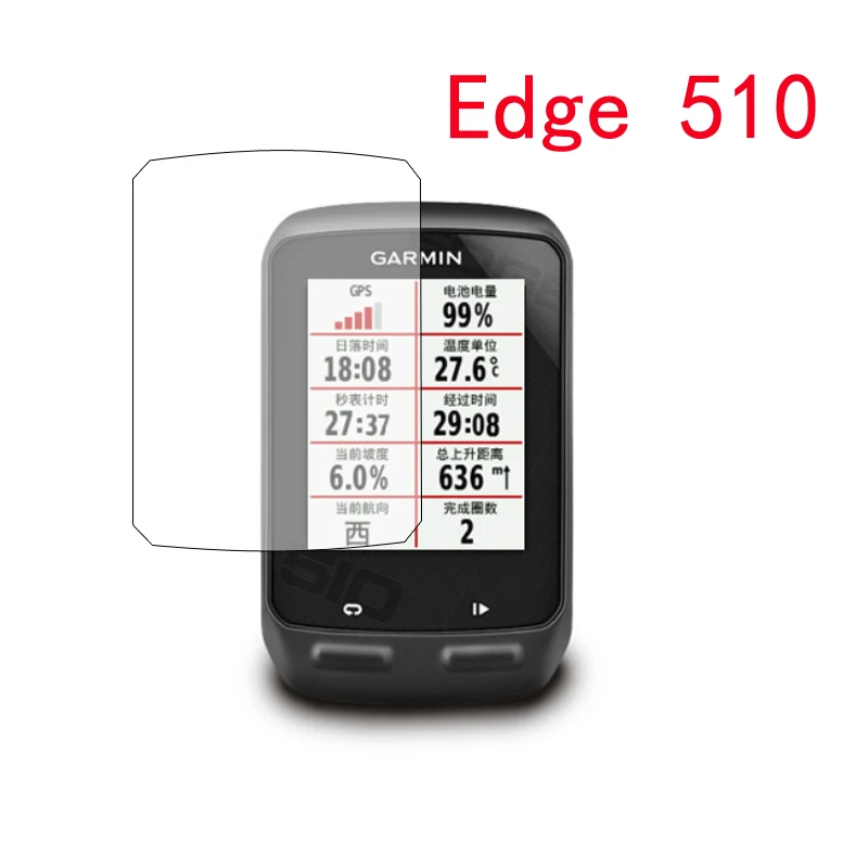 

3pcs Soft Clear Screen Protector Cover Protective Film For Garmin edge 510 edge510 GPS Cycling Bicycle Bike Computer Accessories