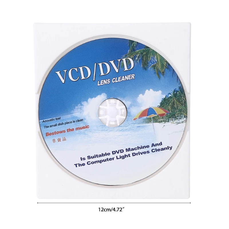 Blu Ray Lens Cleaner 4 in 1 DVD VCD-ROM Lens Cleaner Compact Disc Dry/Wet Lens Cleaning