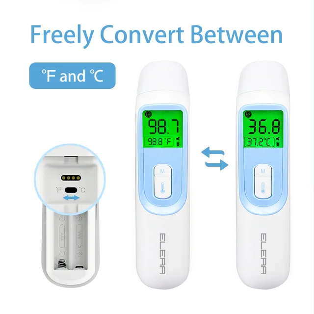 Infrared Forehead Thermometer for Adults, ELERA Non-Contact Forehead & —  Elera