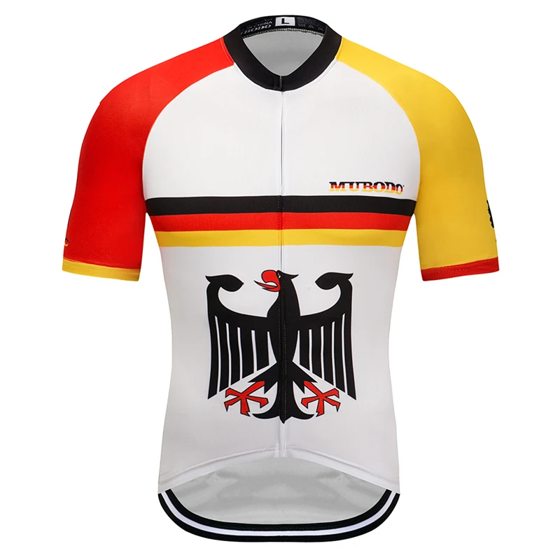 Одежда для велоспорта Джерси Быстросохнущий велосипед для мужчин одежда лето Быстрый Шаг команды майки гелевые набор велошорт - Цвет: Short Sleeve