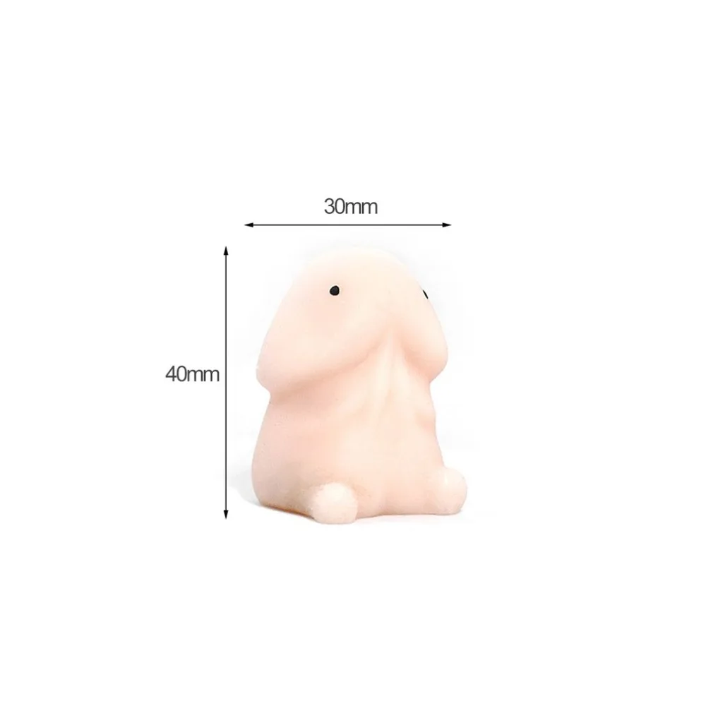 Funny Penis Shape Slow Rebound PU Decompression Toy Slow Rising Anti Stress Relief Toys Relax Pressure Toys Interesting Gifts