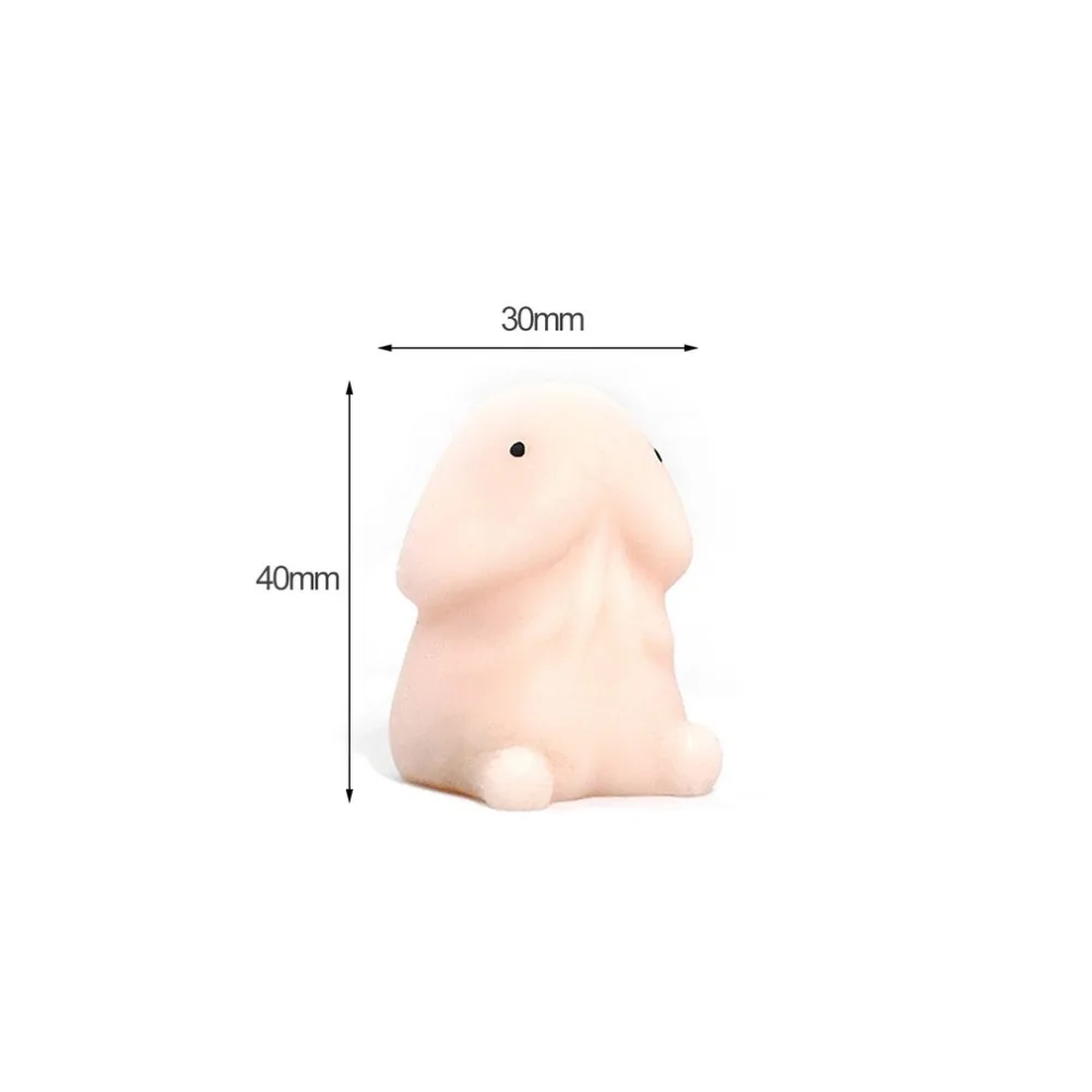 Funny Penis Shape Slow Rebound PU Decompression Toy Slow Rising Anti Stress Relief Toys Relax Pressure 5