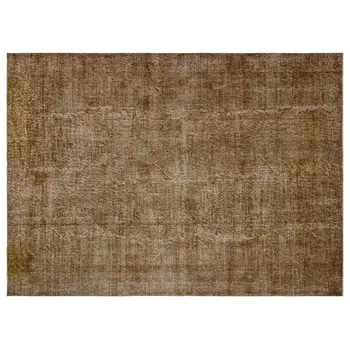 

Handmade Brown Vintage Overdyed Turkish Area Rug 216x300 Cm-7'1''X9'10''