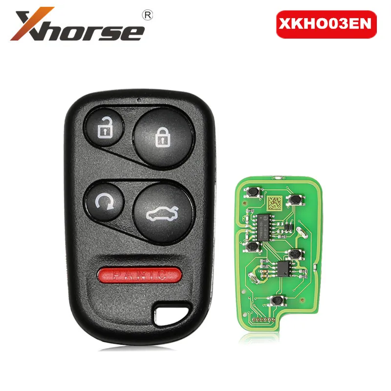 XHORSE XKHO03EN универсальный дистанционный брелок для ключа VVDI с кнопкой дистанционного запуска и багажника 5