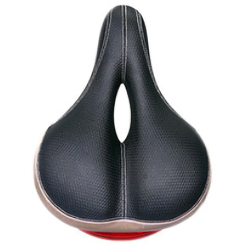 

Bicycle With Light Pad Comfortable Saddle With Tail Light Cushion Pad Riding Accessories Battery