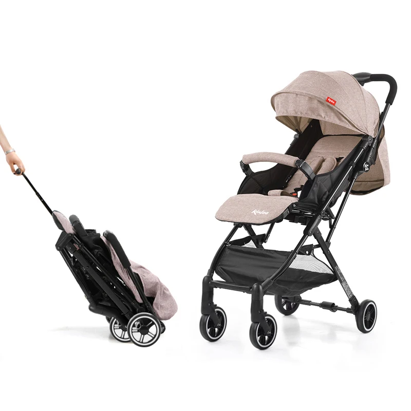

Winter and summer baby stroller light stroller folding stroller can sit can lie ultra-light portable on the airplane