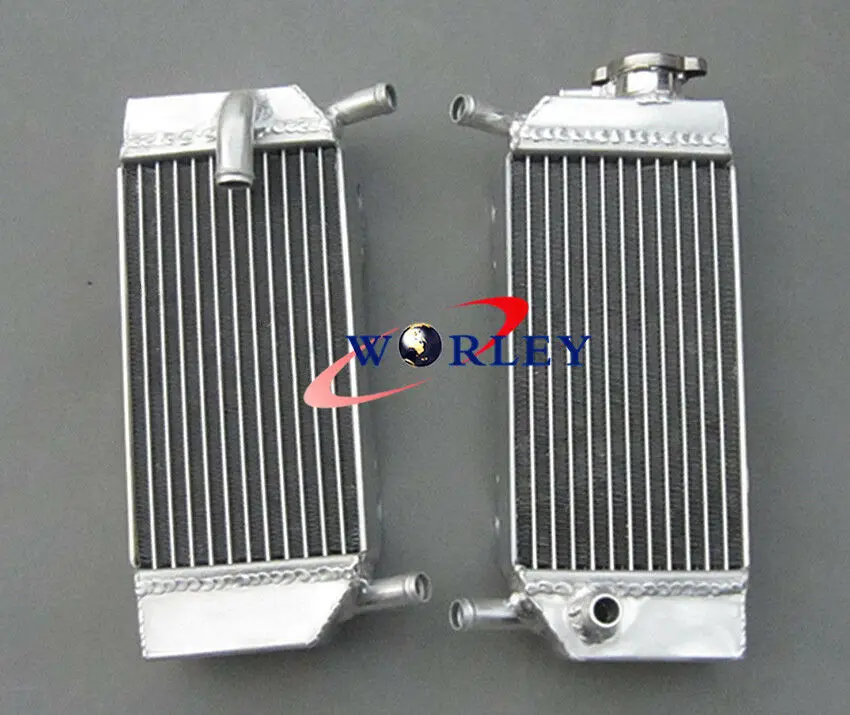 Подходит для Honda CRF250 CRF250R CRF250X 2004-2009 2005 2006 2007 2008 алюминиевый радиатор абсолютно