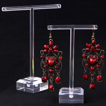 

4Pack Jewellery Display Stand Tree Acrylic Display Stand Drop Earrings Holder