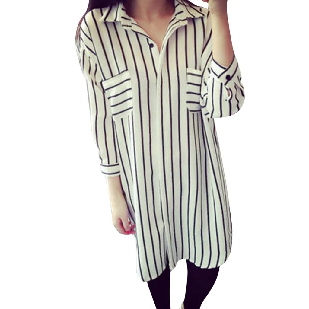 

SAGACE Autumn Women Long Shirt Girlfriend Style Cotton Casual Long Sleeve Flannel Plaid Shirt Blouses Female Tops
