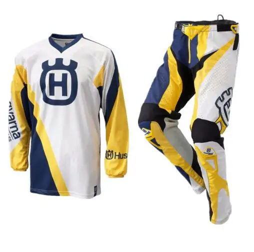 

2018 FOR HUSQVARNA Style Motocross Suit Motobiker Racing Riding Jersey Pants Sets Motorcycle MX riding Clothes