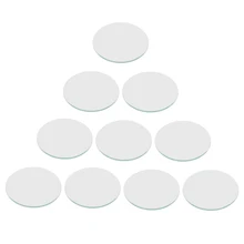 10 шт. Замена 1 мм толстые плоские часы Кристалл минеральное стекло Прозрачный 40,5-45 мм диаметр Ассорти Размер