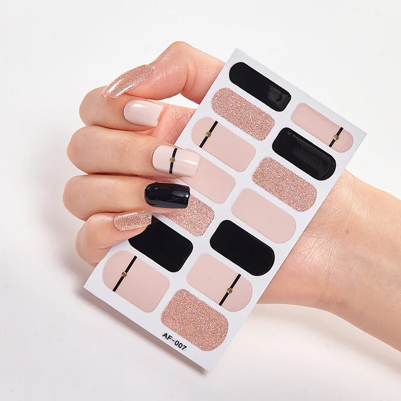 Hot Item Nail-Stickers Nail-Polish-Nail-Decoration Self-Adhesive Full-Cover Designer Creative 8bWZwpBwnyV