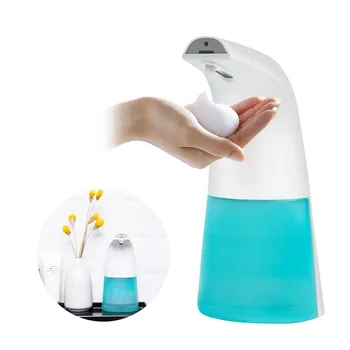 

250ml Infrared Foaming Automatic Soap Dispenser Automatic Foam Soap Dispensing Device USB Rechargeable Non-touch Soap Dispenser