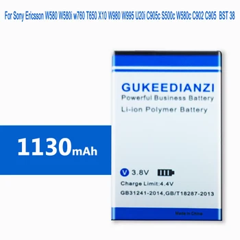 

BST-38 1130mAh Rechargeable Mobile Battery For Sony Ericsson W580 W580i w760 T650 X10 W980 W995 U20i C905c S500c W580c C902 C905