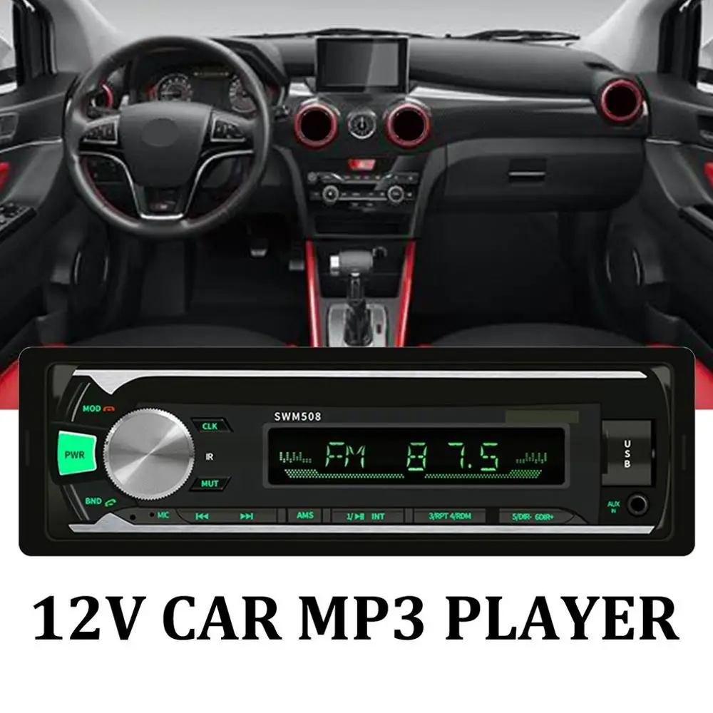2019 горячая Распродажа автомагнитола 12 В стерео MP3 плеер fm приемник ЖК экран