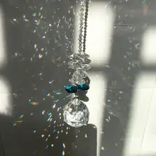 30 мм Хрустальное окно солнцезащитный Ловец коллекция бисера Suncatcher домашний и садовый декор Радужный производитель, прозрачные хрустальные призмы