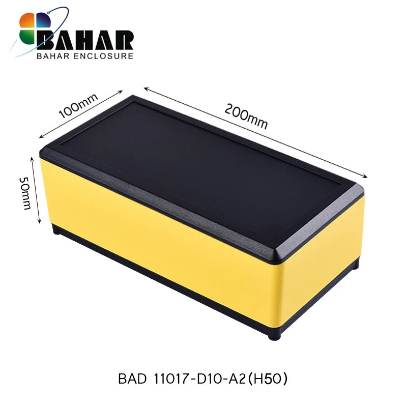 BAD11017-D10-A2(H50) Настольный алюминиевый усилитель Чехол DIY Распределительная коробка металлическая коробка Электронная алюминиевая коробка для проекта чехол для инструмента корпус алюминиевый ABS - Цвет: BAD11017-D10-A2(H50)