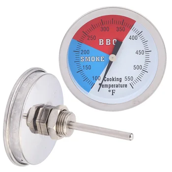 

100-550℉ Thermometer Stainless Steel Barbecue Smoker Temperature Scale