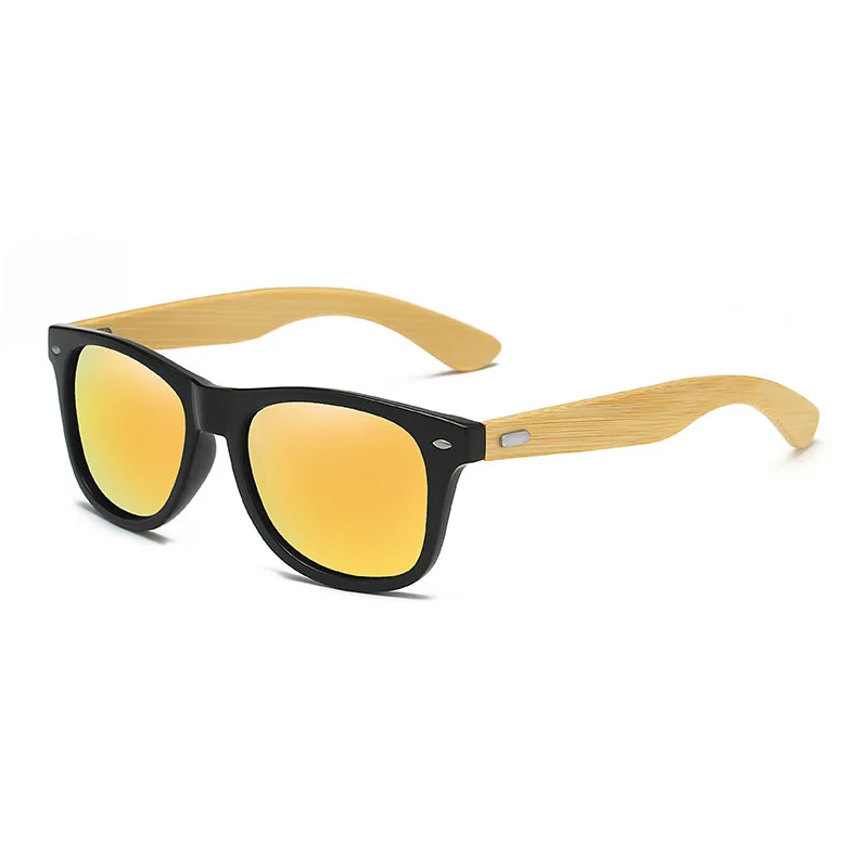 Бамбуковые солнцезащитные очки для мужчин и женщин очки для путешествия солнцезащитные очки винтажные деревянные очки для ног модные брендовые Дизайнерские мужские и женские солнцезащитные очки - Цвет линз: 05