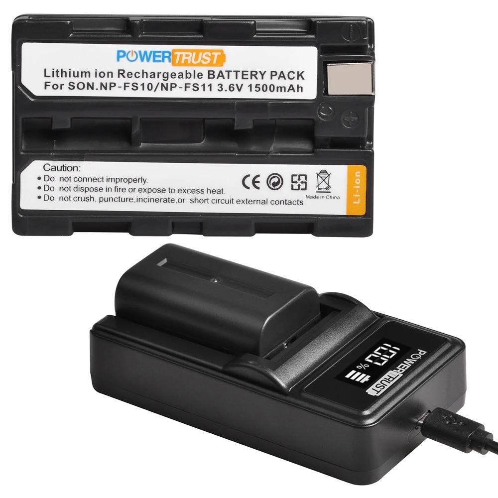 Powertrust 1500mah Np-fs10 Np-fs11 Np-fs12 Replacement Camera Battery For  Sony Ccd Cr1 Dcr Pc1 Pc2 Pc3e Pc4 Pc5 Pc5e Pc505 & Ch - Digital Batteries -  AliExpress