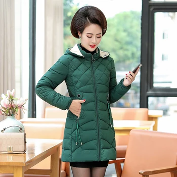 

Jackets winter womens new style mother wear autumn and winter coat women middle-aged down jacket cotton jacket