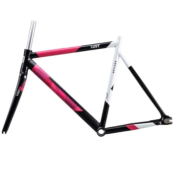 

2020 FIXED GEAR FRAME SET/AL6066 EXTRA LIGHT FRAME SET/SINGLE SPEED ROAD BIKE FRAME WITH CARBON FORK BICYCLE FRAME