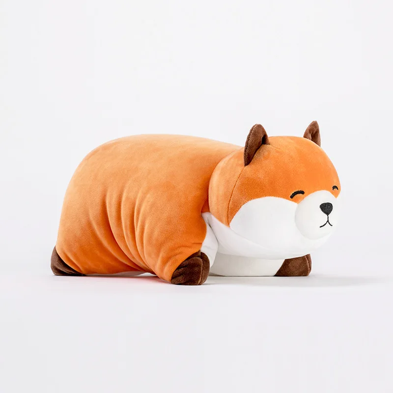 

Fox Multi-Purpose Folding Pillow Plush Toys Creative Cute Cartoon Plush Pillow Toy Birthday Gift