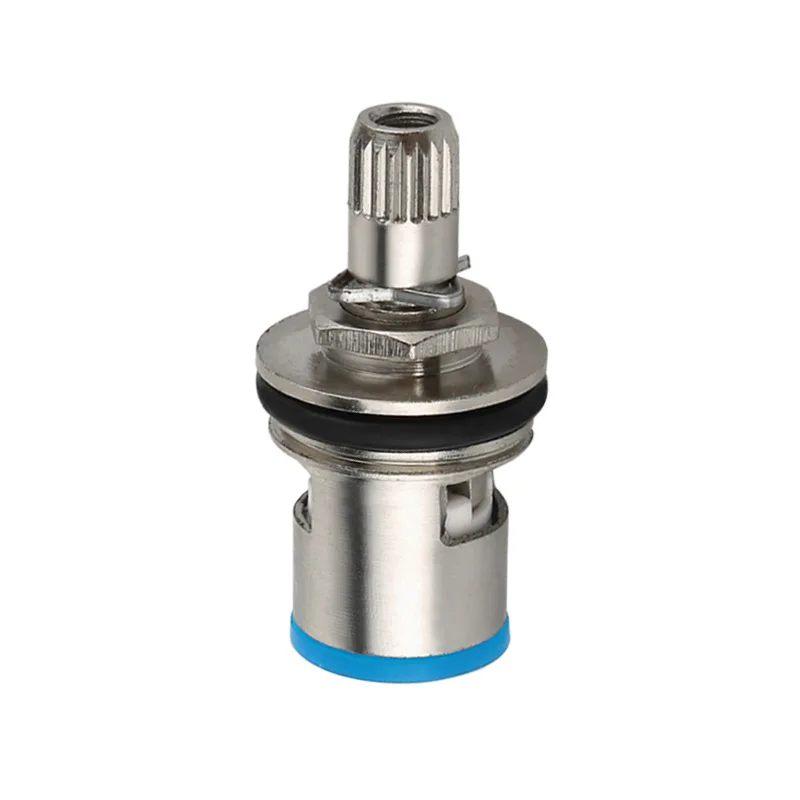 1/2 "เปลี่ยนทองเหลืองเซรามิกTapวาล์วไตรมาสเลี้ยวตลับหมึกGlandใส่20ฟันก๊อกน้ำห้องน้ำอุปกรณ์เสริม 1