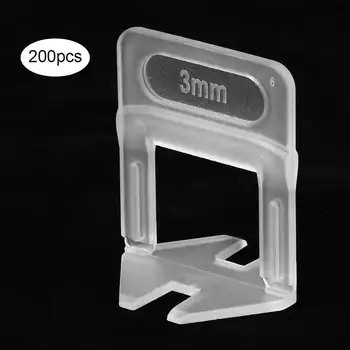 

Construction Tools 200Pcs 3mm Flooring Tiling Tool LeveLing System Cplips Floor Household System Kits Construction New