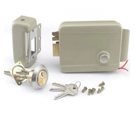 electric lock ZHUDELE система внутренней связи ID карта разблокировка " цветной видео телефон двери 700 TVL Водонепроницаемая ИК-камера Поддержка дополнительной камеры видеонаблюдения - Цвет: electric lock