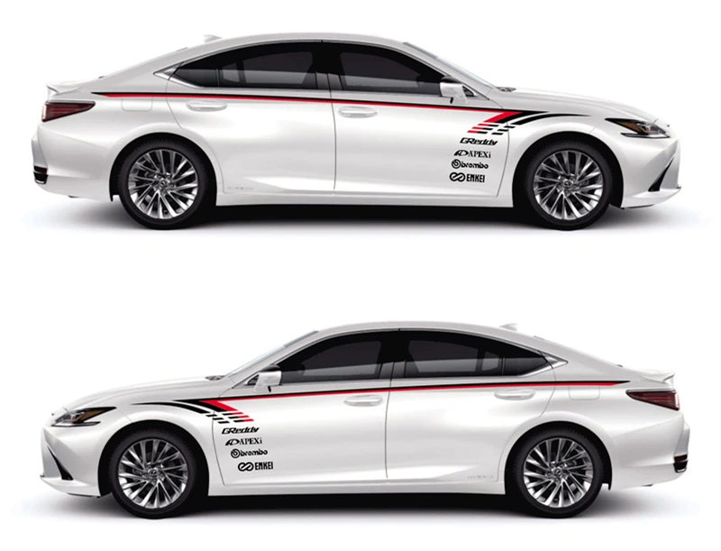 World Datong, автомобильный стайлинг, спортивная автомобильная наклейка для LEXUS ES200T F SPORT300h350h400h, автомобильные наклейки с обеих сторон